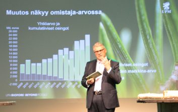 UPM:n toimitusjohtaja Jussi Pesonen