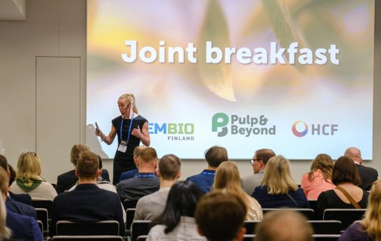 aamiaistilaisuutta – ”Joint-breakfast event with Pulp & Beyond, ChemBio Finland ja Helsinki Chemical